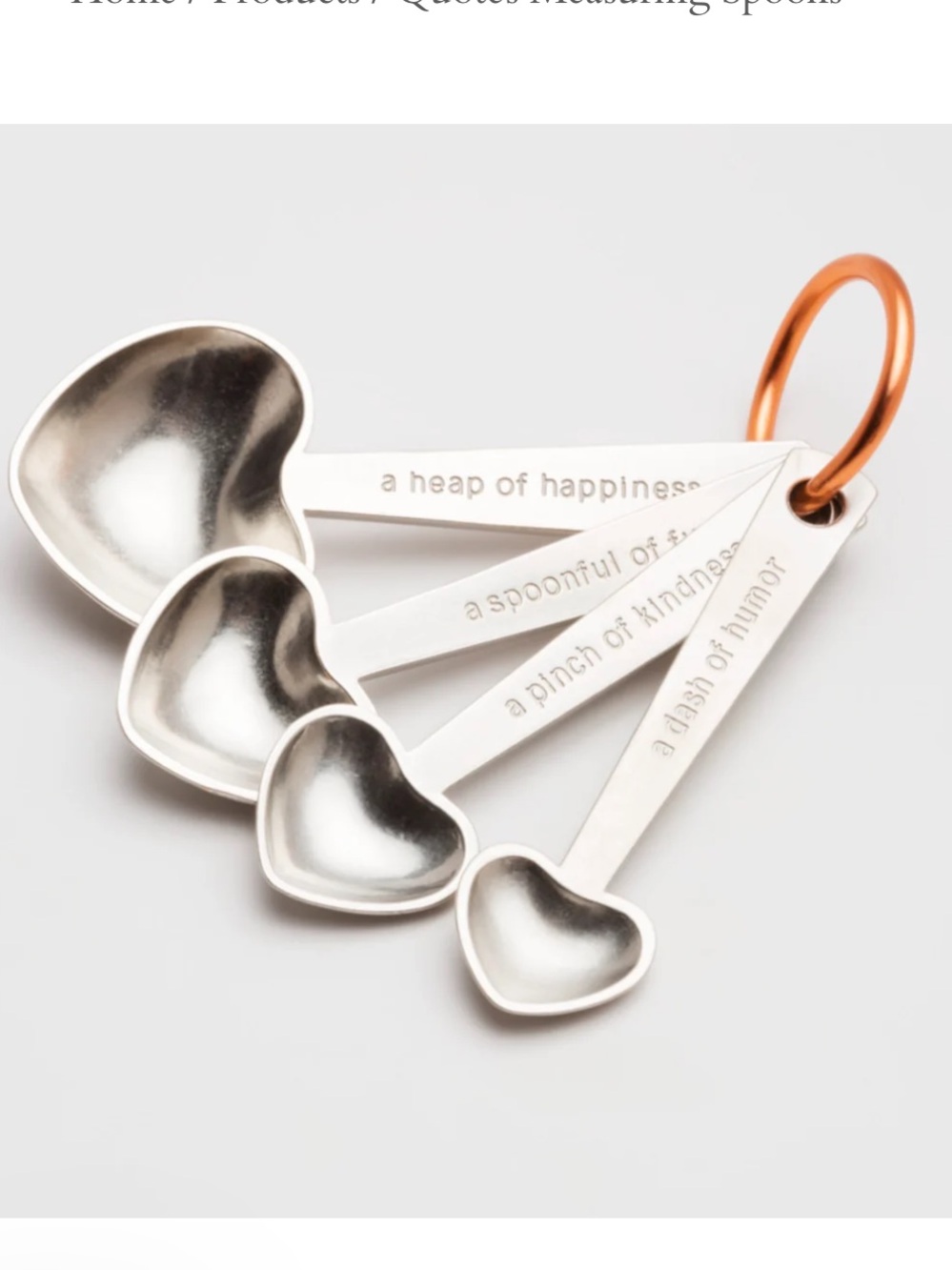 beehive handmade | heart shaped measuring spoons